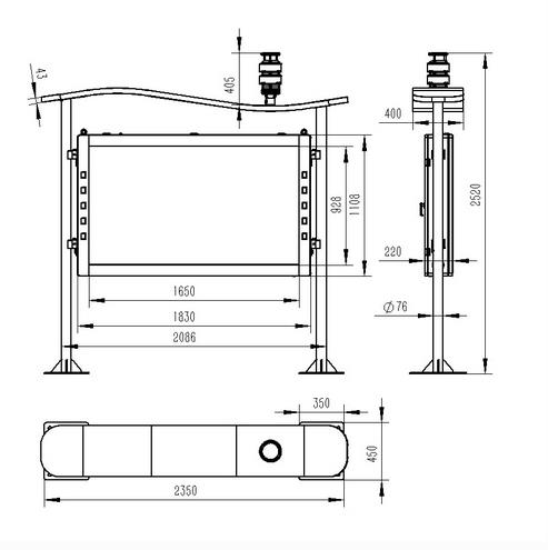 全彩屏負氧離子監測站 全彩屏負氧離子監測站