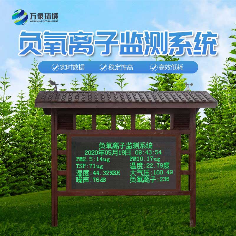 防腐木負氧離子監測站